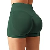 YEOREO SoftHue Women Workout Gym Impact Shorts Hidden Scrunch Butt Lifting 2.5"/3.6"/4.5"/6" Seamless Shorts