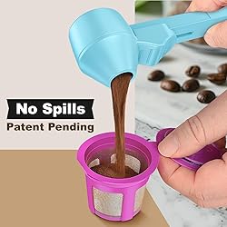 Coffee Scoop & Funnel for Reusable K Cup Refillable