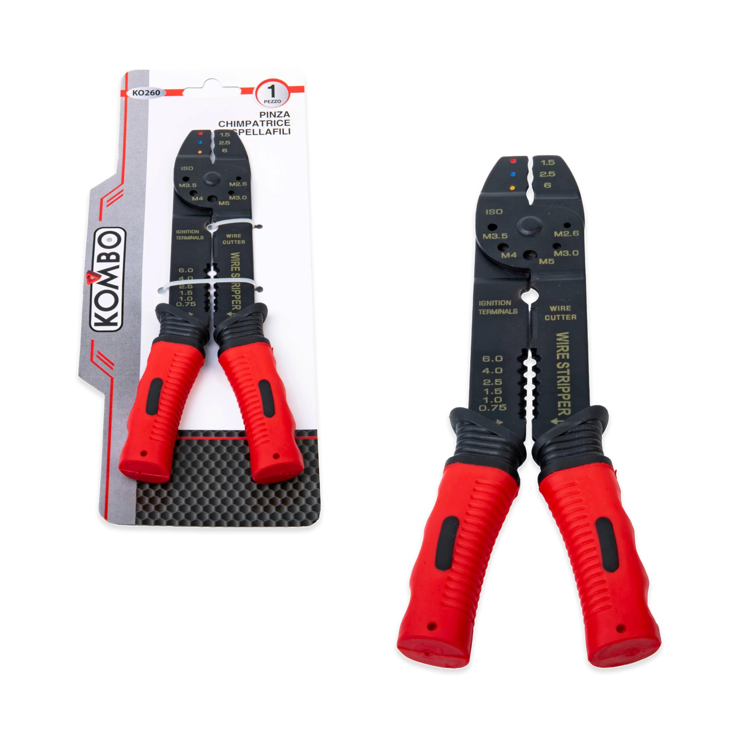 Kombo GBT243 Wire Stripper with Two-Tone Handle