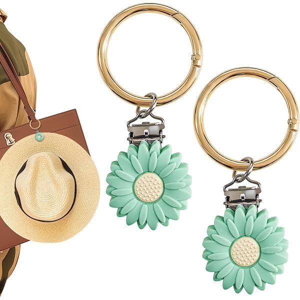 5396 2pcs Travel Hat Clip Buckles- Multi-functional Buckles Daisy 1set 24sets Brass Baseball Hat Cap Buckle Strap Clasp Clip  main image 2