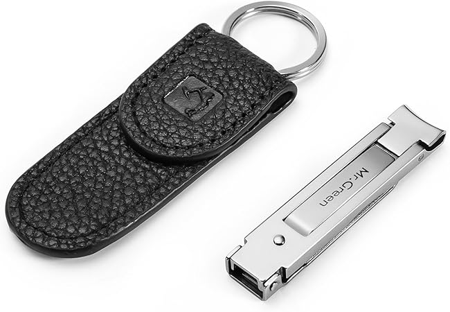 Amazon ポケット爪切り 磁石開閉式レザーケース付き ギフト向け収納ボックス付き 高級 つめきり 折りたたみ式 極めて薄い 携帯に便利 男女兼用 Mr Green 爪切り 通販