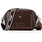 Wrangler Crossbody Purses for Women Trendy Camera Snapshot Bag with Wide Strap