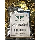 Solid Milk Chocolate Large Kennedy Gold Coins (1/2 Pound - 8 Oz)