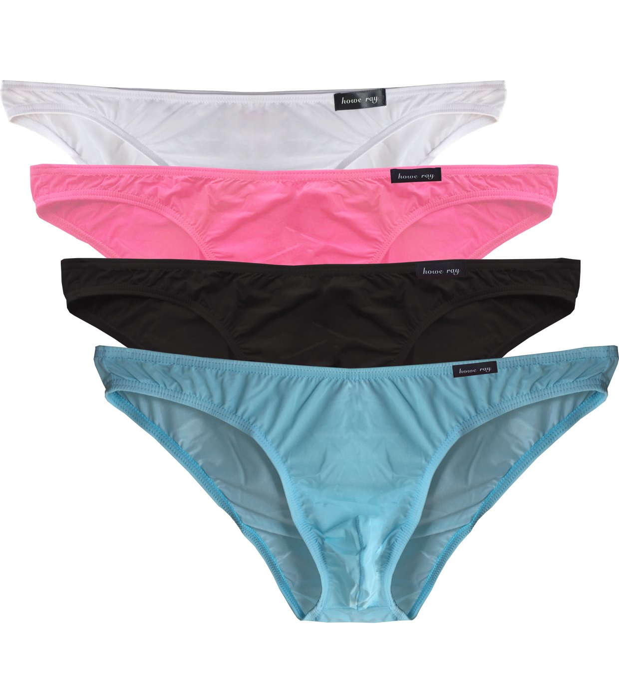 WINDAY Men Briefs Breathable Ice Silk Triangle
