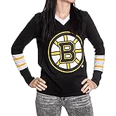 Calhoun NHL Women's V-Neck Varsity Long Sleeve Shirt