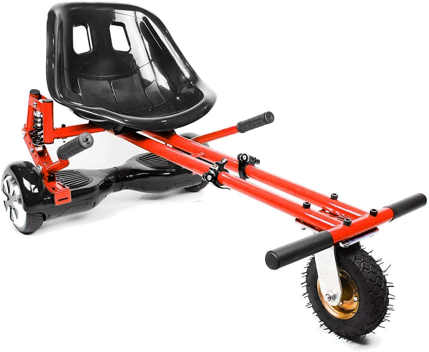 New style 2018 model hover kart suspension Kart for hover boards, Hoverboard Accessories with front all-terrain tire - fits with 6.5" 8" 10 inch Two Wheel Self Balancing Hoverboard, 4 colors