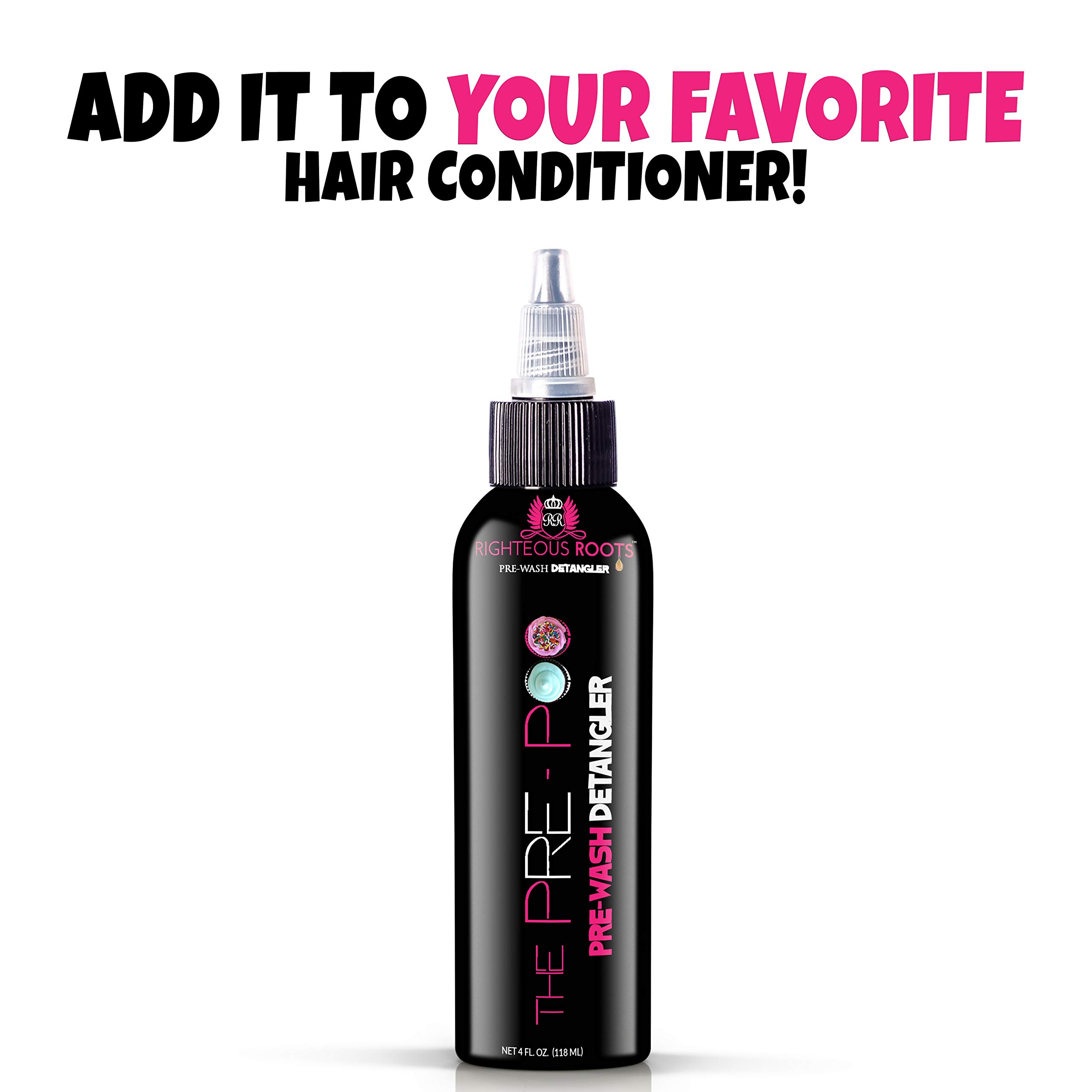 Curly Hair Kids PreShampoo Treatment Hair Detangler & Braid Takedown