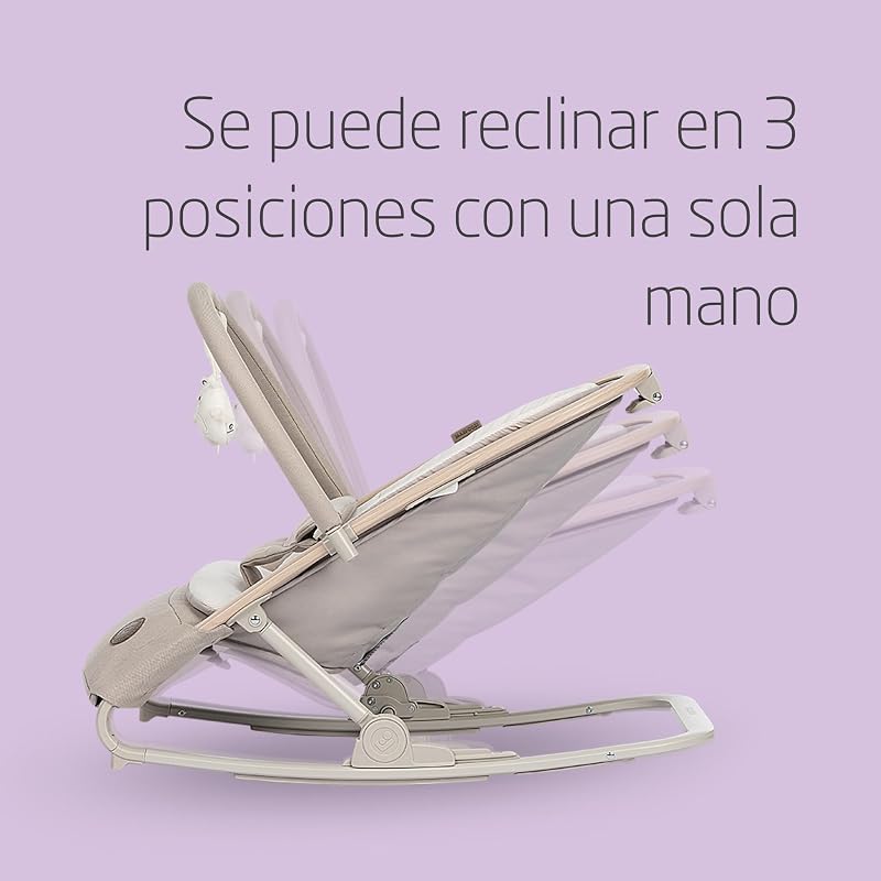 Kori Hamaca Bebé 2 en 1, Arco de Juegos, 0-15 kg, Classic Beige