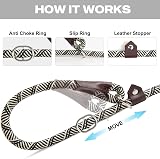 Fida Slip-On Rope Dog Lead 1.8m Reflective Grey One Size Fits All view 4