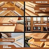 Toupret Wood Filler Professional-Grade 1.25 kg Pre-Mixed Interior Exterior view 5