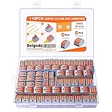Delgada 110pcs Quick Splicing Wire Connector Nuts