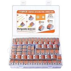 Delgada 110pcs Quick Splicing Wire Connector Nuts