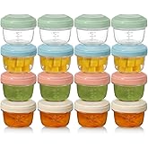 VITEVER 16 Pack 2 oz Salad Dressing Container to Go, Small Condiment Containers with Lids for Lunch Bento Box, Reusable Plast