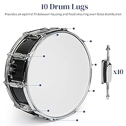 Ktaxon 14 x 5.5 inches Snare Drum Set, Marching