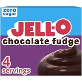 Jell-O Instant Pudding &amp; Pie Filling Mix, Chocolate Fudge, 1.4 oz Box | Zero Sugar with 2/3 Fewer Calories, Just Stir with Fat-Free Milk &amp; Set in 5 Minutes, Sealed Pouch