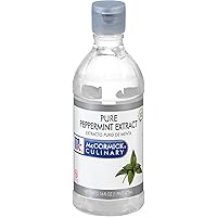 McCormick Culinary Pure Peppermint Extract, 16 fl oz - One 16 Fluid Ounce Bottle of Peppermint Extract, Made from Real Pepper