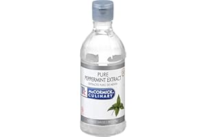 McCormick Culinary Pure Peppermint Extract, 16 fl oz - One 16 Fluid Ounce Bottle of Peppermint Extract, Made from Real Peppermint Leaves to Add Flavor to Milkshakes, Coffees, Cocktails and More