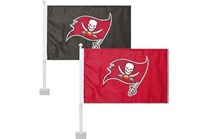 foco NFL 2 Pack Solid Car Flag