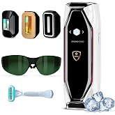 JOVS Laser Hair Removal, 37&deg;F Painless Hair Removal Device with Sapphire Ice-Cooling, 3 in 1 Hair Removal &amp; Skin Rejuvenation for Women and Men, 8 Modes Skin Care for Whole Body, Touch Screen, White