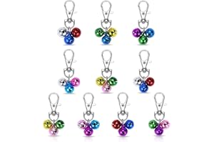 WONTEE Cat Collar Bells Loud Dog Bell Training Charm Pendants for Pet Puppy Kitty Necklace Collar