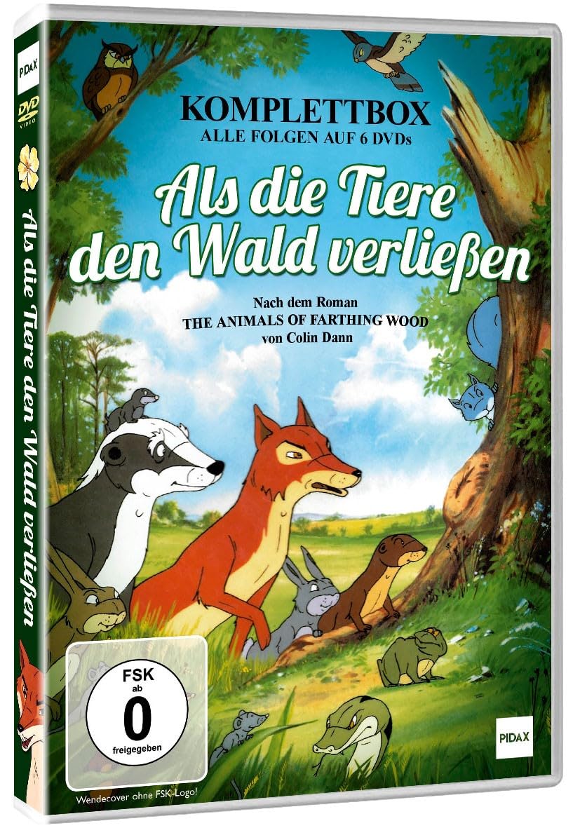 Als die Tiere den Wald verließen - Remastered Komplettbox - Die Kult/Animationsserie nach dem Roman von Colin Dann - OT: The animals of farthing wood [6 DVDs]