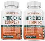 KRK SUPPLEMENTS 2 Bottles Nitric Oxide Complex