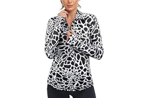 CUCUCHY STYLE Cucuchy Womens V Neck Golf Polo Shirts Moisture Wicking Sports Workout Tops