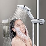 Joyoldelf Shower Head Holder Bracket 19-25mm Detachable Adjustable Chrome view 7