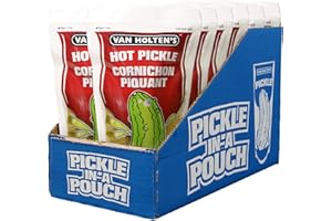 Van Holten's Hot Pickle-in-a-Pouch - Hot & Spicy, 225ml, Pack of 12