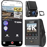 VIOFO A119M Pro 4K HDR Mini Front Dash Cam, Car Camera with STARVIS 2 IMX678 Sensor, Wi-Fi 6, Quad-Mode GPS, Voice Control, N