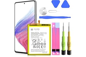 SHENMZ Galaxy A53 Battery,(2025 New Upgraded) 6200mAh EB-BA336ABY Replacement Battery Compatible with Samsung Galaxy A53 5G SM-A536B,SM-A536B/DS,SM-A536U with Repair Tools