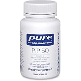 Pure Encapsulations P5P 50, 180 Capsules | Vitamin B6 Supplement to Support Metabolism*, Supports Energy Metabolism, Heart, and Brain Health*