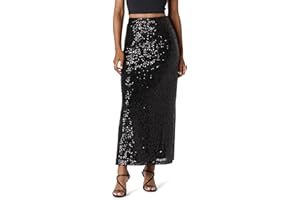 The Drop Women's Adela Sequin Maxi Skirt