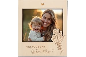 Joli Coon Godmother proposal picture frame - Will you be my godmother - Magnetic Photo Frame for picture