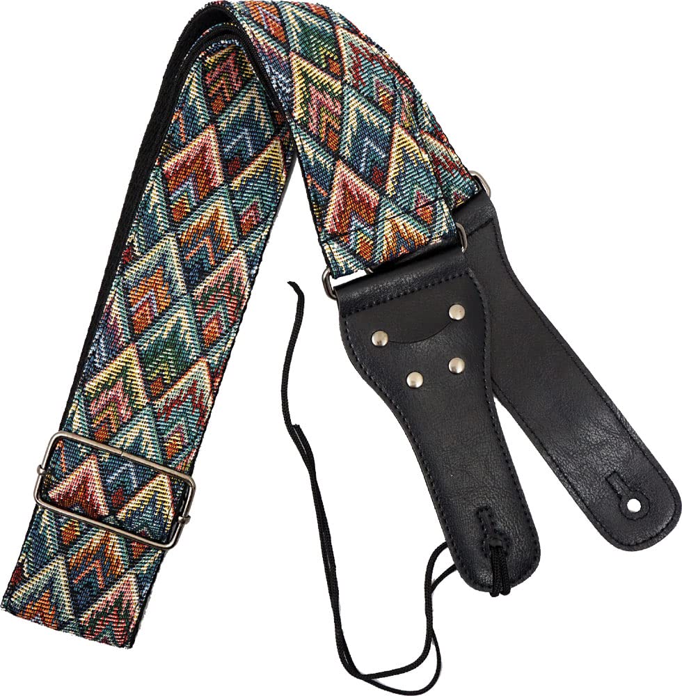 GREMLIN Woven Guitar Strap. Diamonds