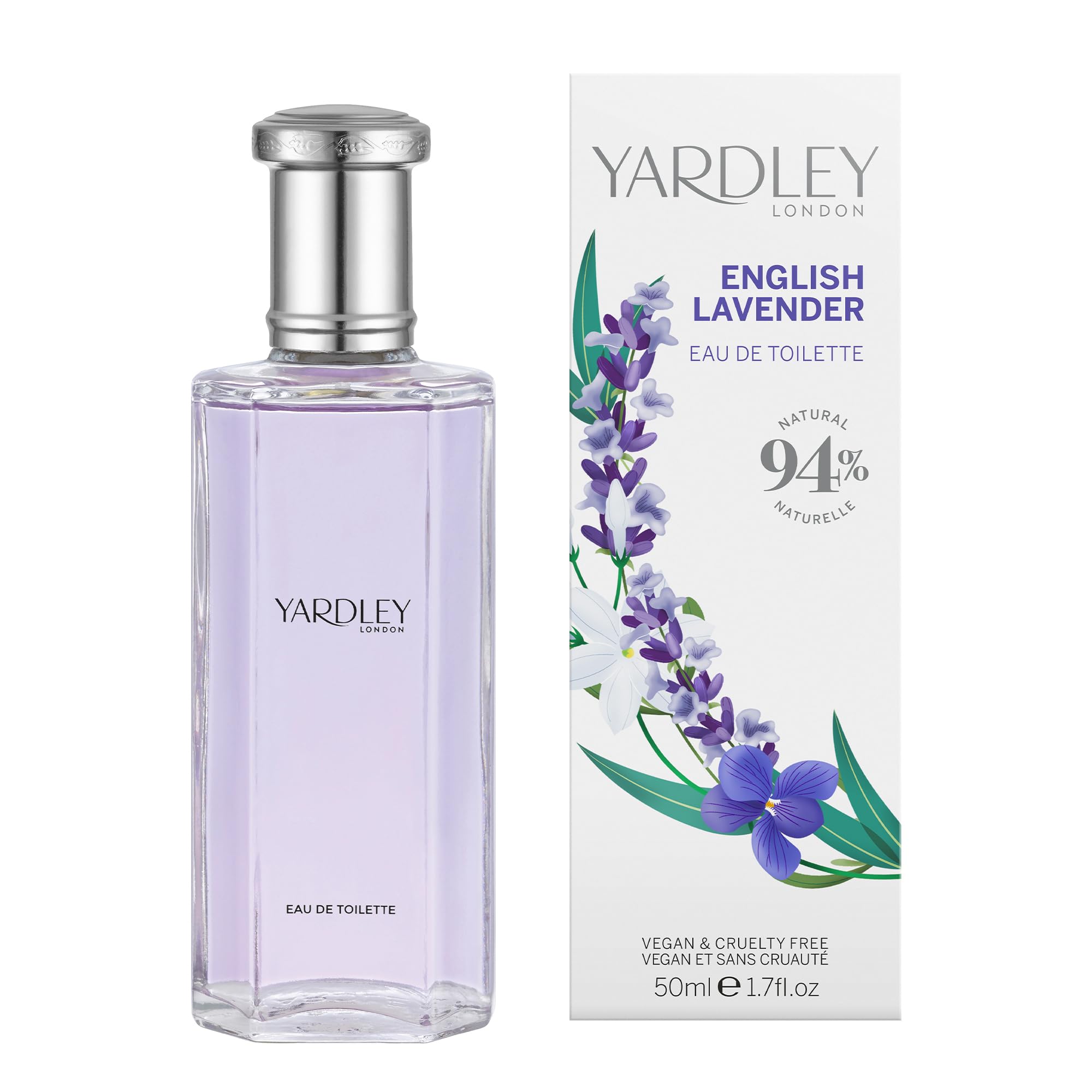 Yardley London English Lavender EDT/ Eau de Toilette Perfume, 50 Milliliters