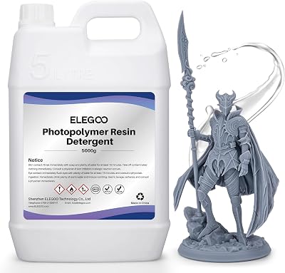 ELEGOO 5kg Resin Cleaner Detergent for 3D Printer Photopolymer Reusable No