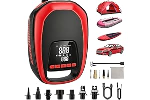 50 PSI Paddle Board Pump & Tire Inflator,Multi-Function Air Pump,SUP Electric Air Pump, Auto-Off Inflation & Deflation Functi