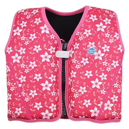 Splash About Kinder und Kleinkind Float-Weste, Schwimmweste (Rosa Blüte, 1-3 Jahre)