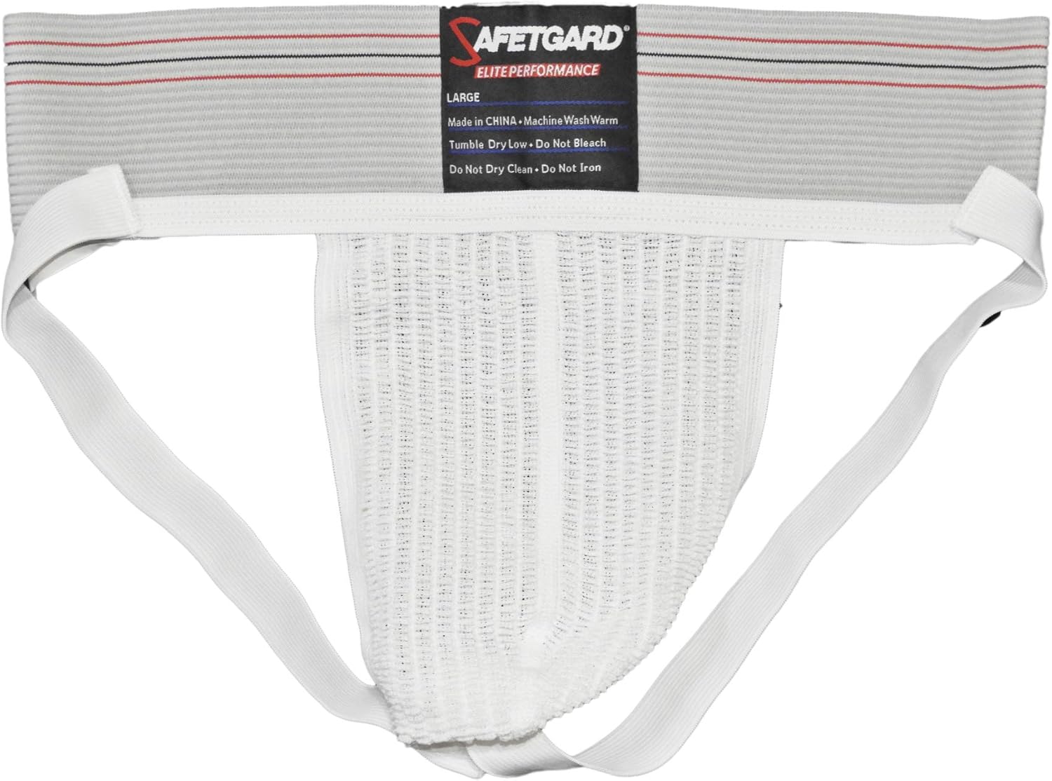 SafeTGard Jock Strap Athletic Supporter Black Medium, 2632" at