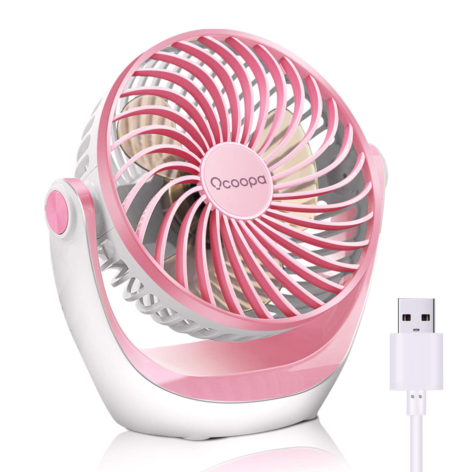 Buy OCOOPA USB Fan, USB Desk Fan Table Fan with Strong Airflow & Quiet
