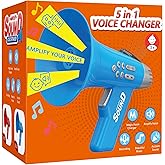 Voice Changer for Kids with Funny Voice Effects, Amplifies Voice Loudspeaker, Recording Microphone Toy, Interactive Gift for Boys Girls Age 3-8, Mic for Birthday Party, Fun Stocking Stuffers for Kids