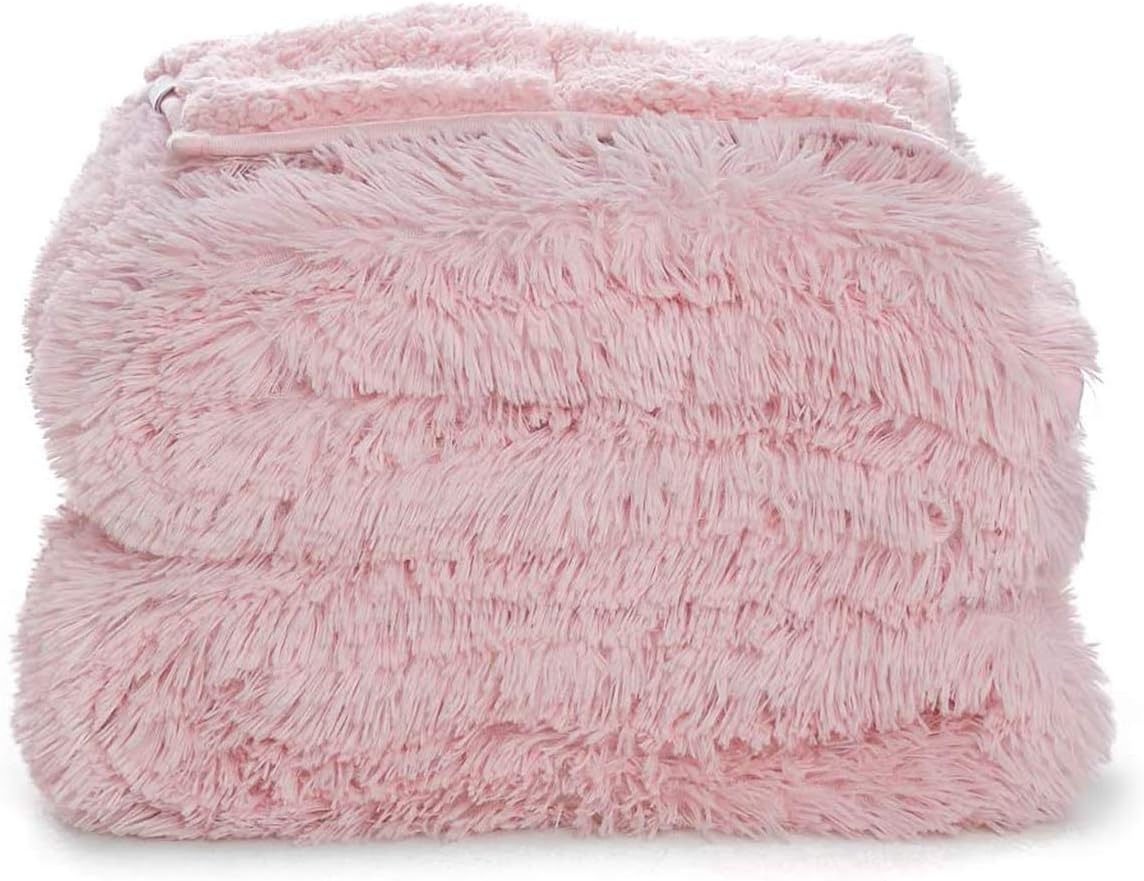 Amazon.com: BENRON Premium Velvet Fluffy Weighted Blanket for Adults 20