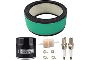 Toolyuan 24 083 03-S Air Filter Tune up Kit for Kohler CH18 CH20 CH22 CH23 CH25 CH730 CH740 Command 18HP-25HP OHV Engines with 52 050 02-S Oil Filter Spark Plug Fuel Filter
