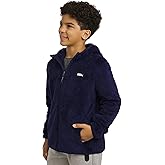 Eddie Bauer Boys' Quest Plush High Pile Faux Sherpa Hooded Jacket