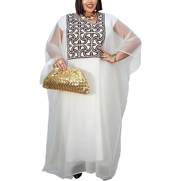 white and gold african dress White and Gold African Dress