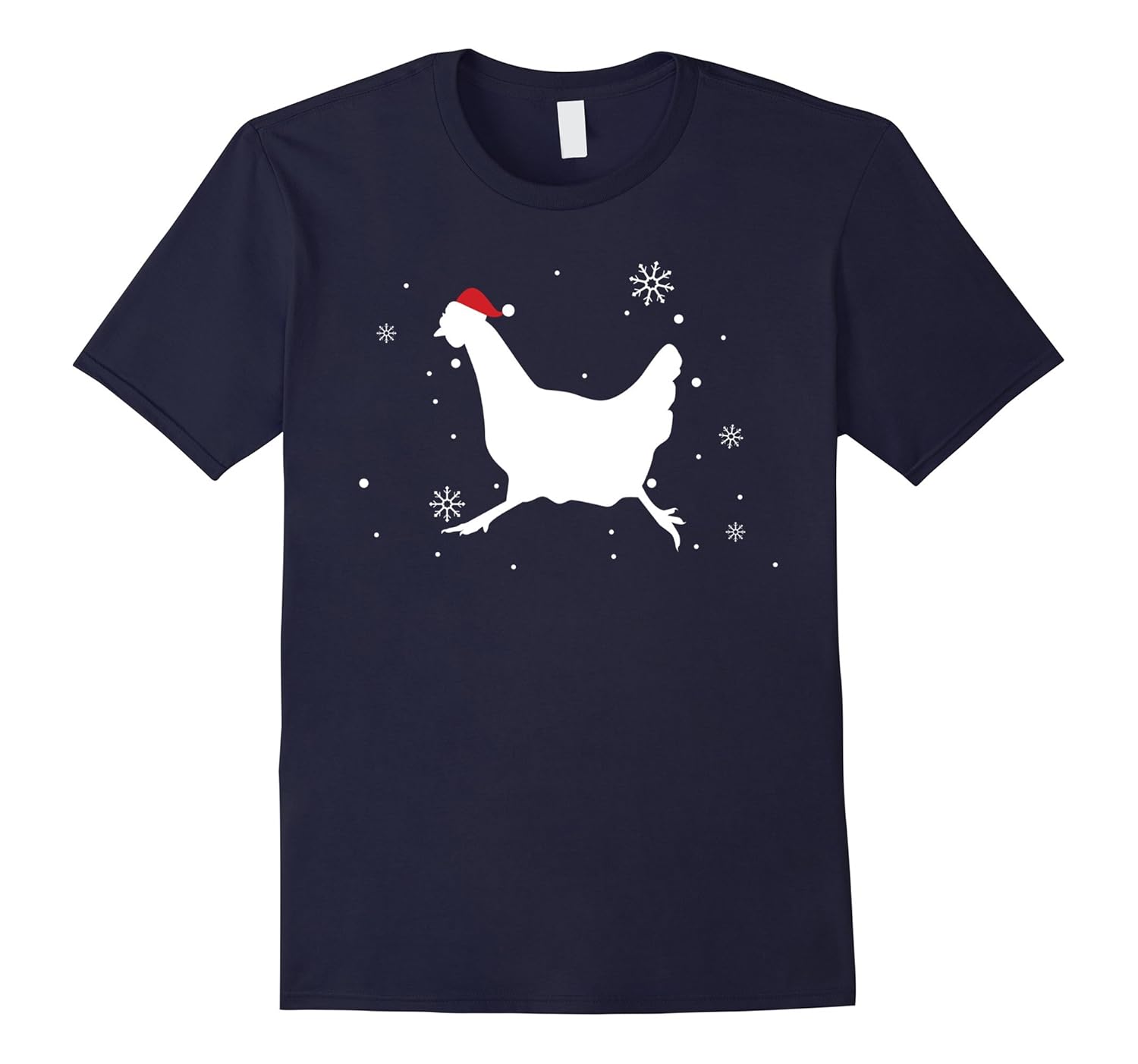 Christmas Chicken Shirt, Santa Chickmas Funny Holiday Gift-ANZ