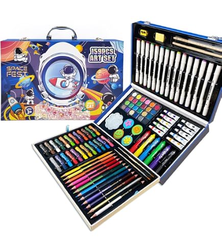 Amazon.com : Cra-Z-Art 80 Piece Art Set : Childrens Art Supply