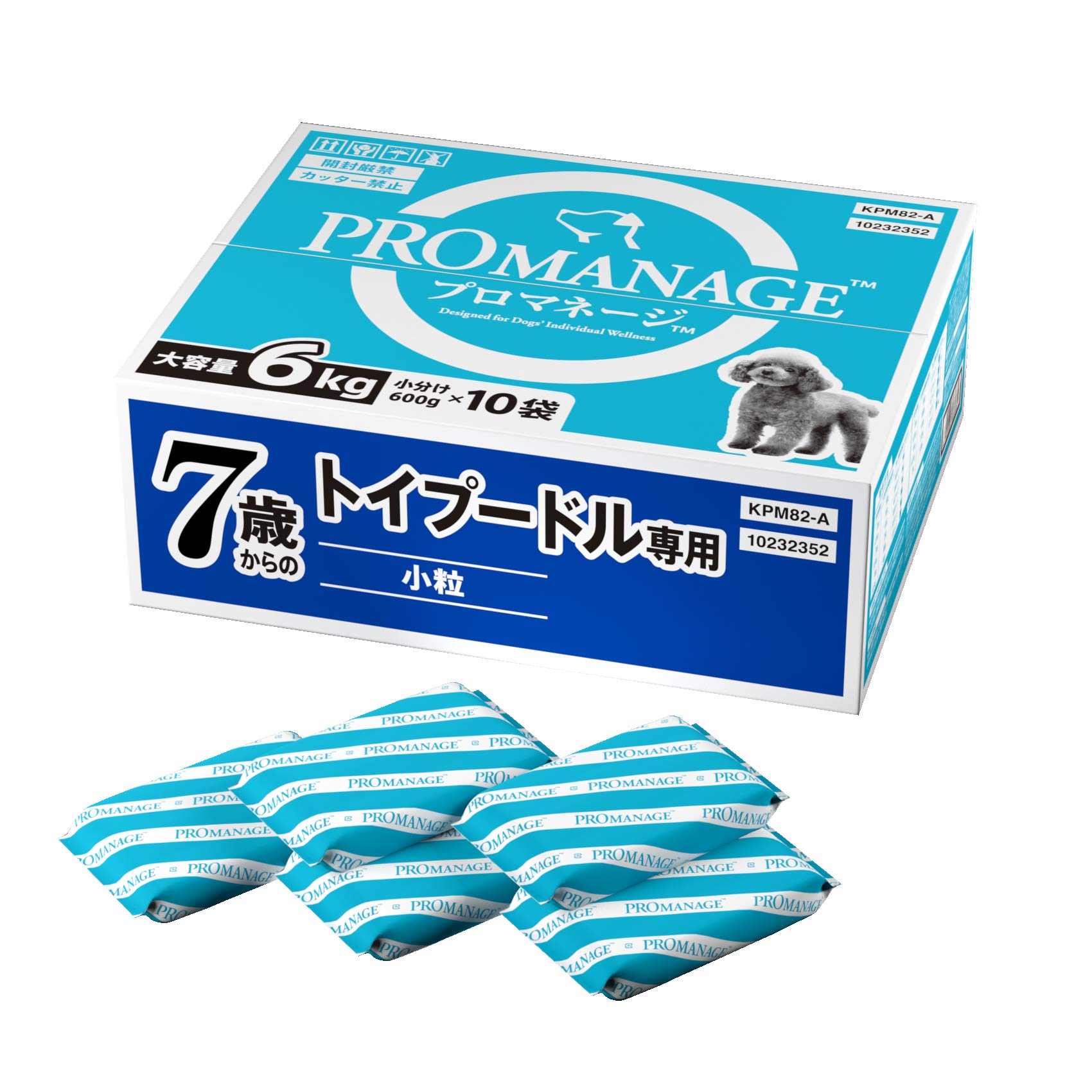 プロマネージ (PROMANAGE) ドッグフード 7歳からのトイプードル専用 6kg(600g×10袋入) 【大容量】【目・皮膚・耳の健康維持 】【毛づやの健康サポート】【小分けタイプ】【シニア】【Amazon.co.jp限定】商品画像