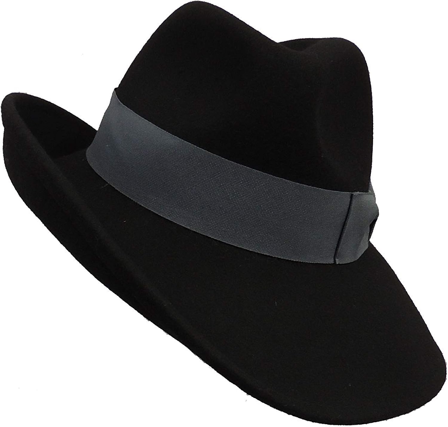 Ladies Vintage Style 1930's 1940's Felt Tilt Fedora Trilby Hat, 3